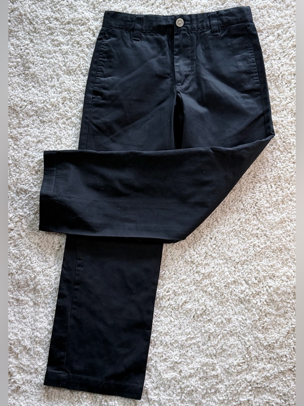 Boys Size 10 Cherokee Ultimate Khaki Black Pants